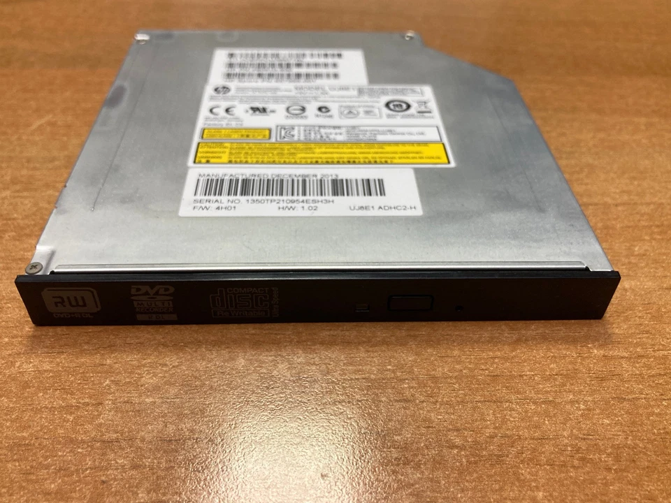 HP Lettore Masterizzatore CD/DVD slim RW Dual Layer UJ8E1 460510-800 657958-001 - Immagine 2 di 2