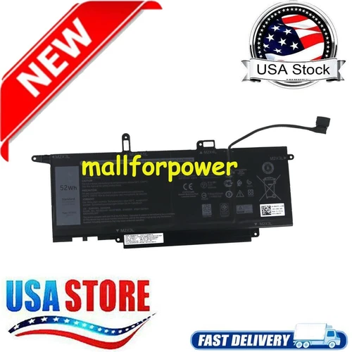 New replacement battery NF2MW for Latitude 14 9410 2-in-1 P110G 8RTVG 08W3YY