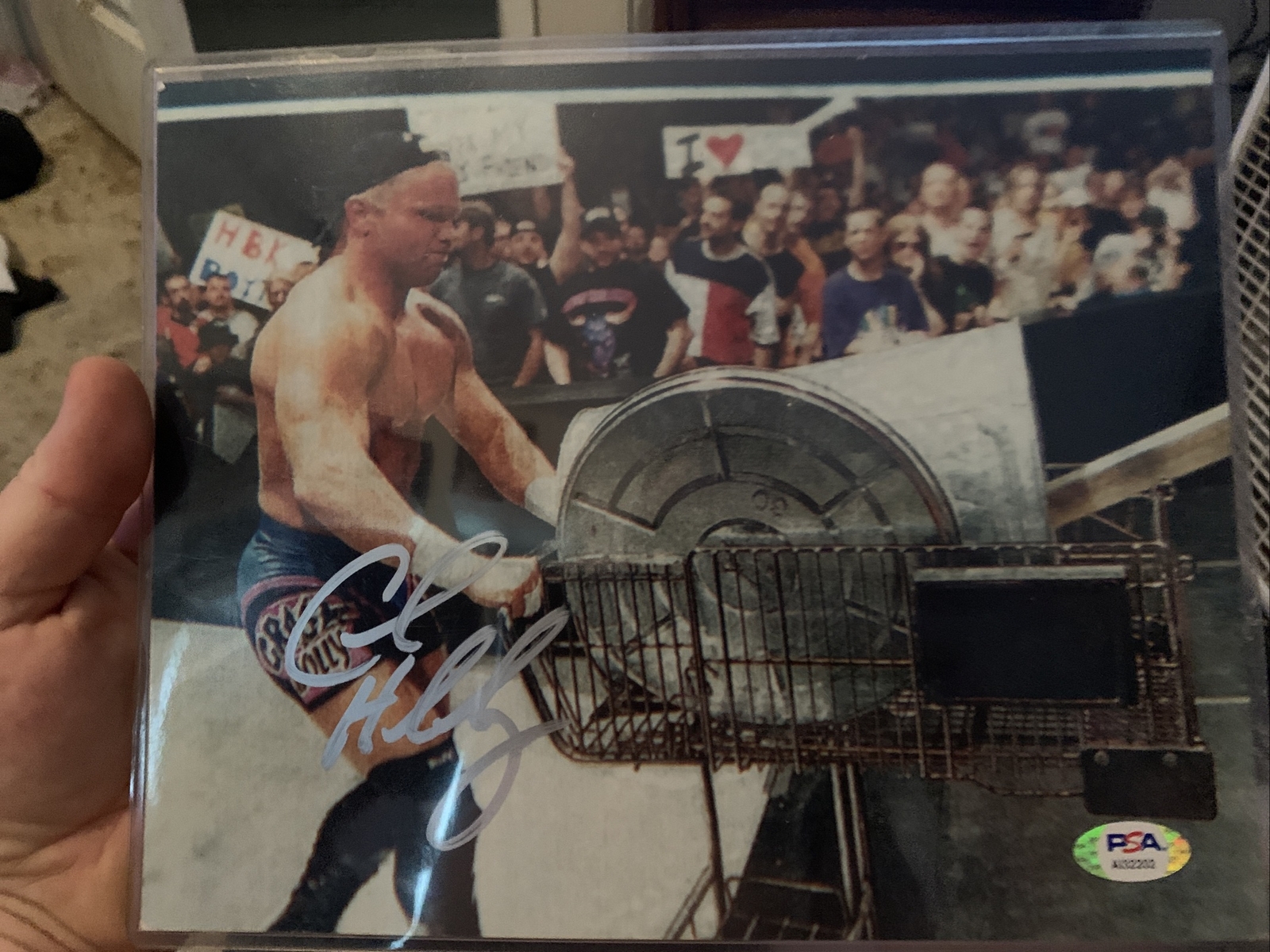 WWE CRASH HOLLY PSA HAND SIGNED AUTOGRAPHED 8X10 PHOTO VERY RARE WWF