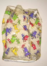 Vintage 1998 Licensed Teletubbies/Ragdoll See Through draw string bag