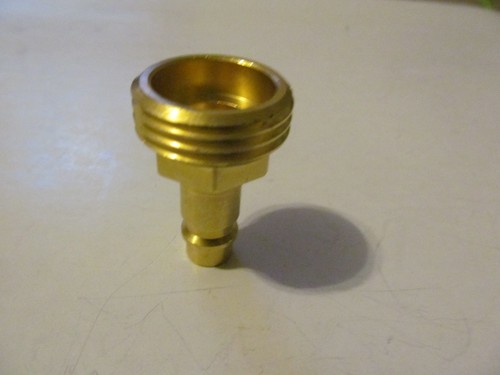 Adaptador de conexión rápida de latón 3/4" manguera de jardín puerto de pulverización salida y pulverización - Imagen 2 de 2