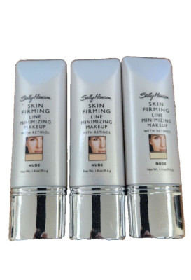 3 PACK- SALLY HANSEN SKIN FIRMING LINE MINIMIZING NUDE MAKEUP W/RETIONOL