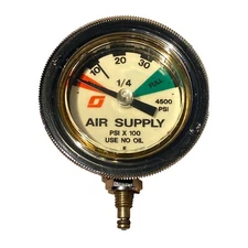 3M Scott Safety 201140-02 4500 PSI GAUGE Firefighters Fire Cylinder Regulator