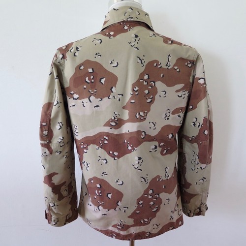 VINTAGE US ARMY JACKET CHOCOLATE CHIP DESERT CAMOUFLAGE 1984 SMALL IRAN IRAQ - Picture 4 of 6