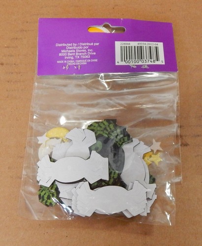 Halloween Foam Stickers Creatology 45pc Owls Crabs moon Stars 40Y - Bild 3 von 3