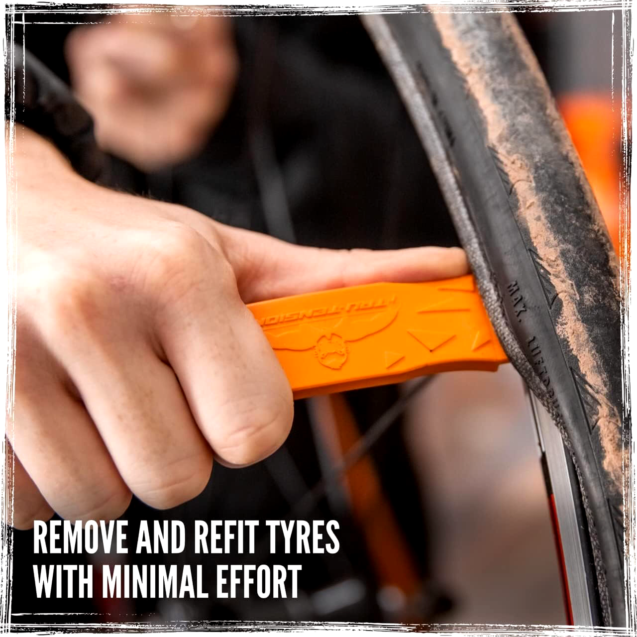 TruTension Tyre Monkey Bike Tyre Lever Orange Removal and Fitting Puncture eBay