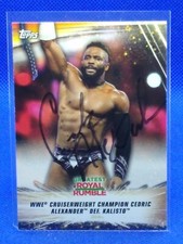AUTOGRAPH Cedric Alexander 2019 Topps WWE Summer Slam #55