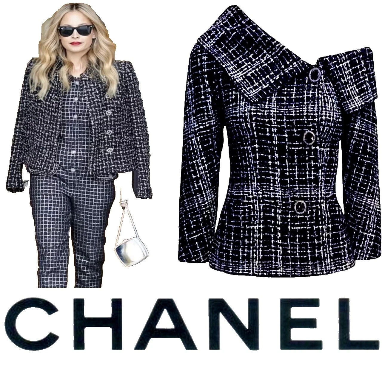 CHANEL abrigos, chaquetas y chalecos de negocios para De mujer