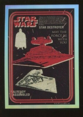 2021 Topps Star Wars Galaxy Chrome Vintage Star Wars Insert Card V