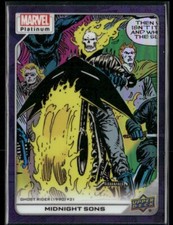 2023 Upper Deck Marvel Platinum Purple Rainbow #180 - Midnight Sons