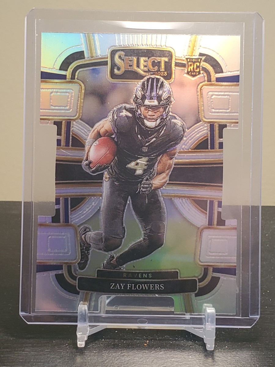 2023 Select - ZAY FLOWERS - Silver Die Cut - Ravens RC #8 | eBay