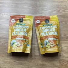 Organic Turmeric Ginger Tea - Eco-Conscious Tea Bags - 200 Count