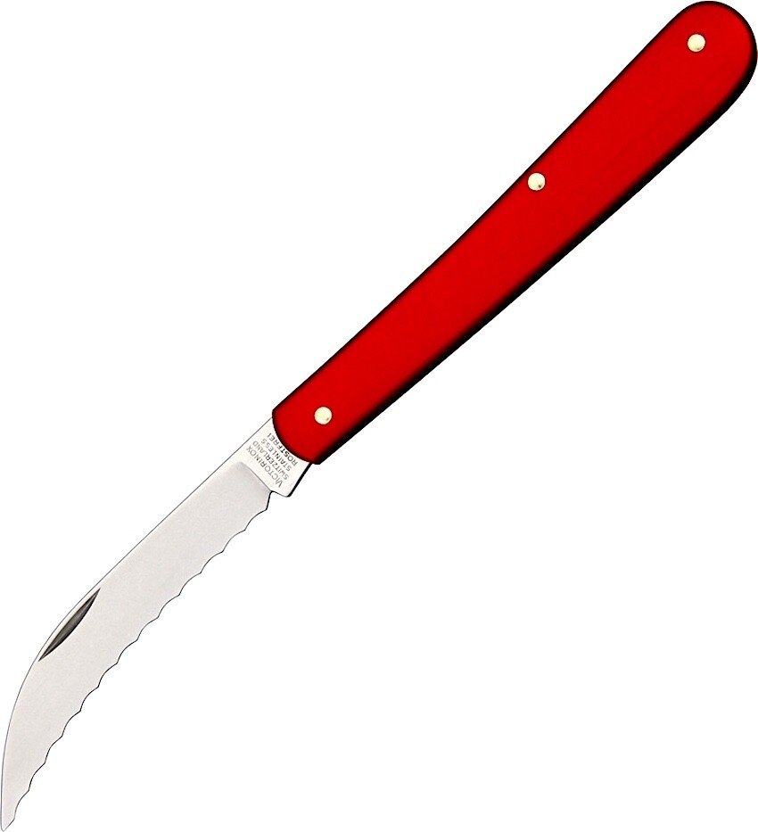 Victorinox Baker's Knife - Folding Curved Serrated Stainless Blade