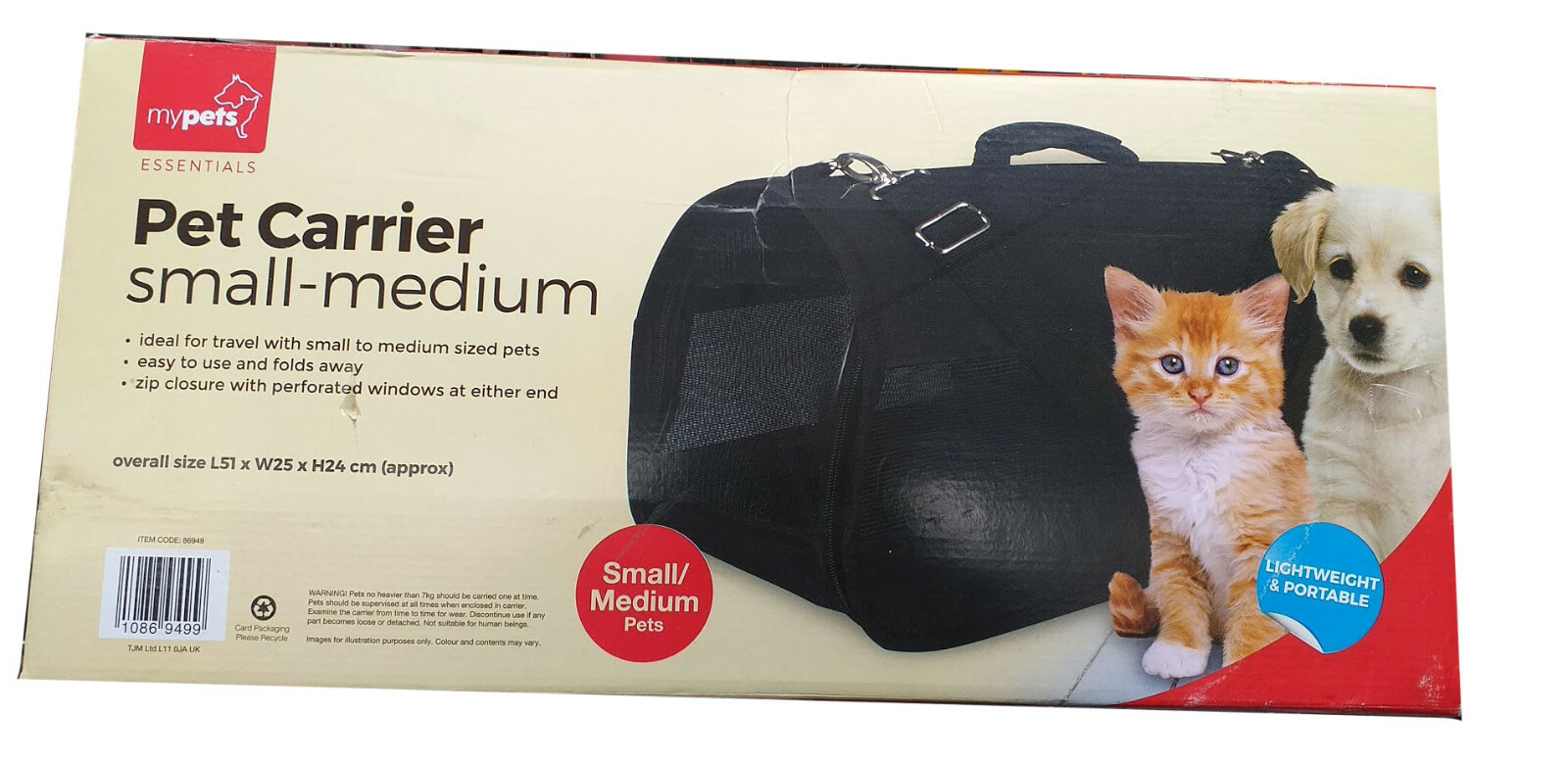 medium sized cat carrier