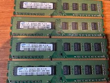 Used 8GB 2GB x 4 Samsung PC3-10600U-09-10-80  