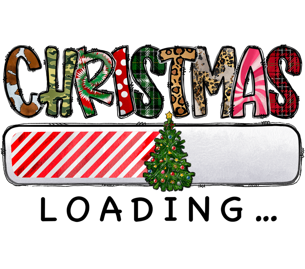 Christmas 84 - Sublimation Transfer - Heat Transfer - T shirt Transfer -8x10