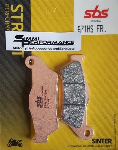 Brake Pads for ZERO FX ZF2.8 2015 Front Street SBS - Image 58