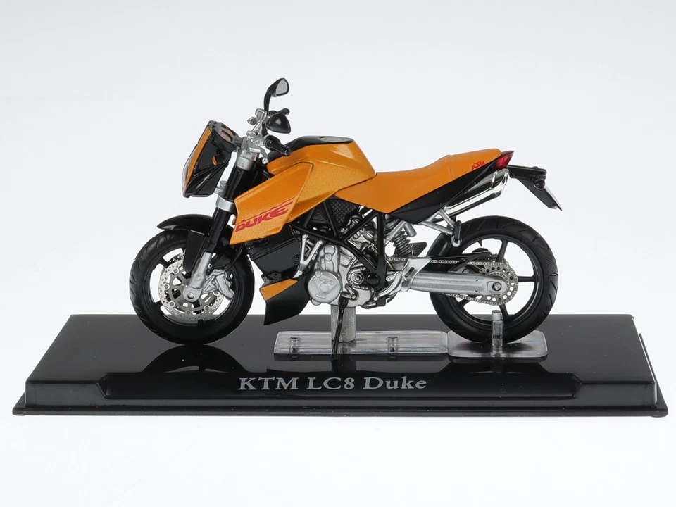 KTM LC8 Duke Superbike Motorrad Modell in Vitrine 4110108 Atlas 1:24 - Bild 2 von 4