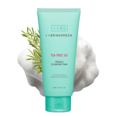Tea Tree Cica Trouble Cleansing Foam | Mild Cleanser for Exfoliation,300ml