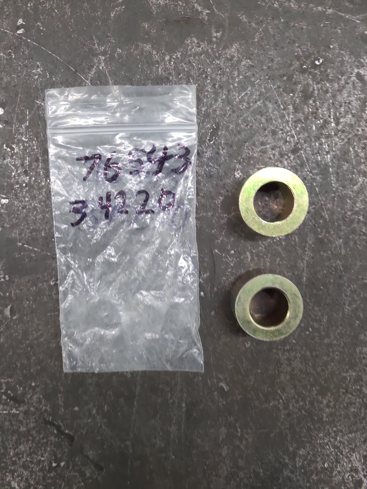 Kubota Front Deck Mower Wheel Spacer 7654334220 OEM (2 pcs lot) eBay