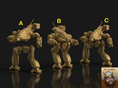 BSW-HR Bushwacker ''High Roller'' Mech For Battletech CGL Scale Syllogy