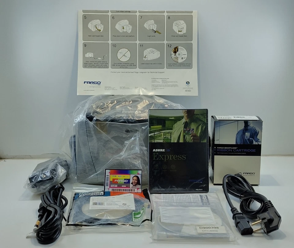 HID GLOBAL FARGO 054100 DTC400e ID Card Printer Single Sided-Sided - Image 2 of 4