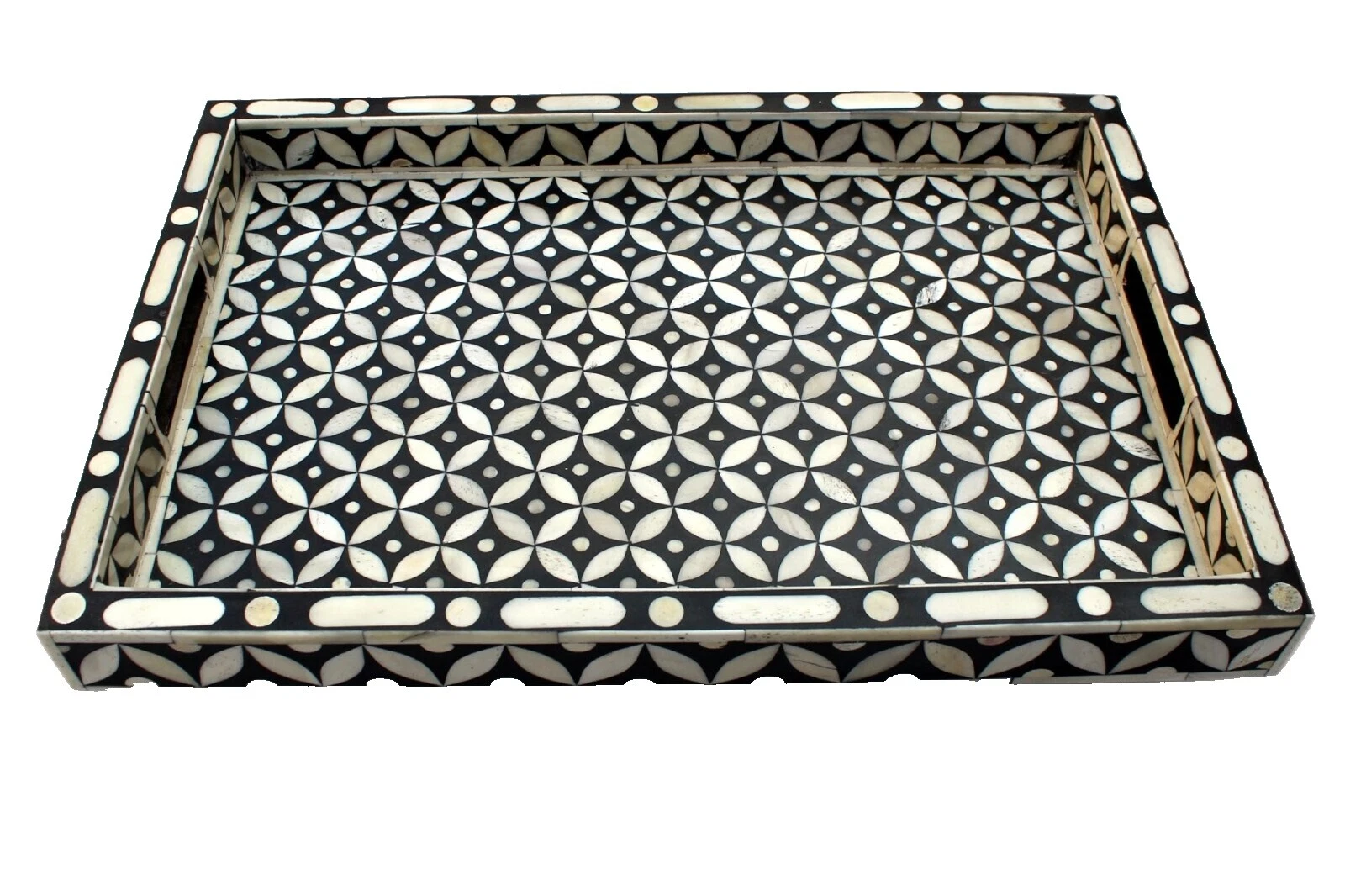 Bandejas Geométrico Negro Bandejas