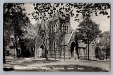 Dubuque Iowa IA St. Johns Episcopal Church Real Photo Postcard RPPC 1950