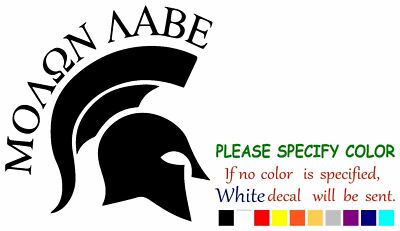 Molanabe Sticker MOLON LABE Vinyl Decal Sticker Car Window Bumper Wall Laptop 6
