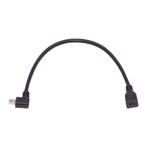 USB2.0 Mini USB 5Pin Male to Female 90Degree Angled Data Extension Cable Adapter - Picture 7 of 9