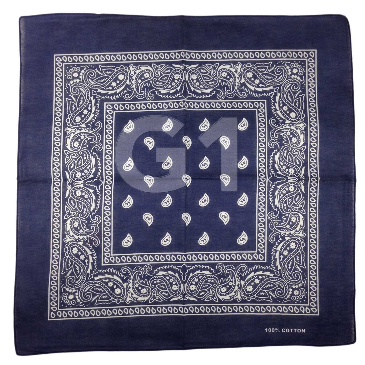 bandana in 100% cotone con motivo floreale