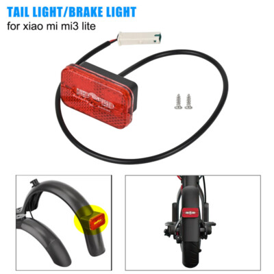 Rear Tail Light Brake Lamp For Xiaomi Mi3 Lite Electric Scooter Taillight Kits