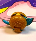 Vintage 1990 McDonalds Changeables Happy Meal Toy Dino Transformer burger