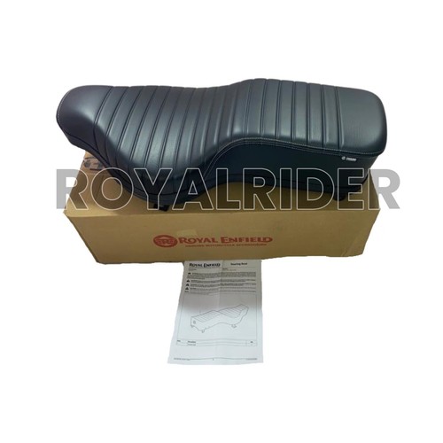 Fits Royal Enfield TOURING RIDER SEAT BLACK For Bullet 350/500 & Electra 350/500 - Picture 17 of 21
