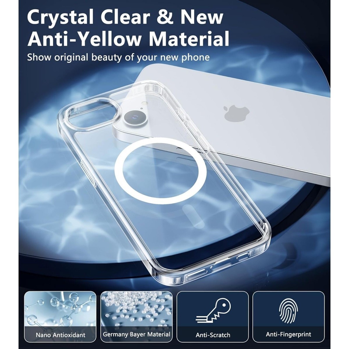 Cover per iPhone 16e 2025 [Compatibile con Magsafe] Custodia