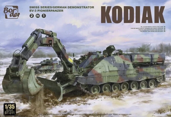 Border Model BT011 - 1:35 Kodiak Swiss Series/German Demonstrator AEV-3 - Neu