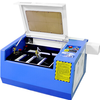 VEVOR CO2 Laser Engraver 50W Cutting Cutter Engraving Machine Rubbers 12''x16''