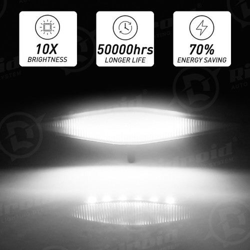 4x Raptor Style Grill LED White Lights Kit For Toyota 4Runner TRD Pro 2014-2019 - Picture 10 of 23