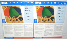 Dell Premium Photo Paper Plus Glossy Lot of 2 Brand New 150 Sheets 8.5 x 11"