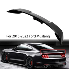 Rear Trunk Lip Spoiler Wing Glossy Black For 2015-20 Ford Mustang S550 GT Style