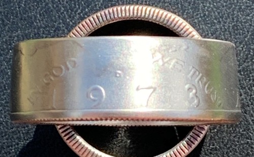1971-2023 Kennedy Half $ Coin Ring, Size 8-17, Pick the year. Handmade. Free S&H - Picture 158 of 181