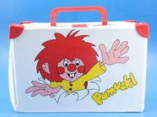 Pumuckl der Kobold Vintage H&ouml;rspiel Kassetten Koffer 26x18cm Ellis Kaut 1988