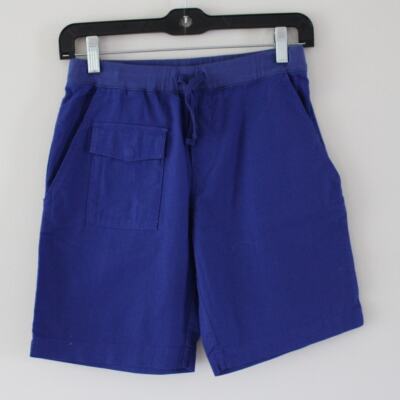 NWT Bonpoint Greg Boys Short Pull On Drawstring Blue 12
