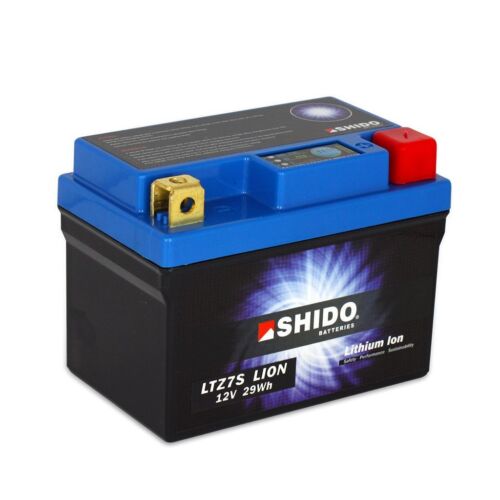 Batterie 12V 2,4AH(6AH) YTZ7S Lithium-Ionen Shido Yamaha YZF-R1 ABS RN32 15-16 - Bild 1 von 3