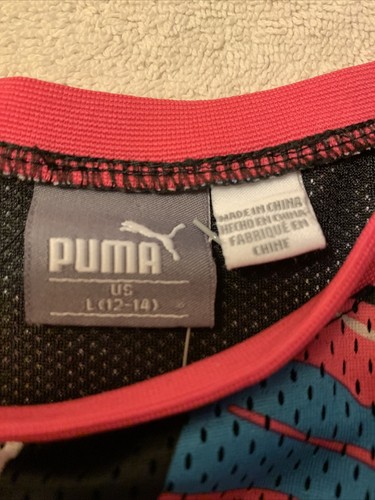 PUMA PULLOVER ACTIVEWEAR RACERBACK TANKTOP YOUTH SIZE L (12/14) MULTICOLOR NEW - Picture 3 of 9