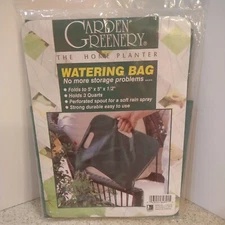 Markson Products Garden Greenery VTG Plastic Watering Bag Can 3 Qt. Foldable NEW