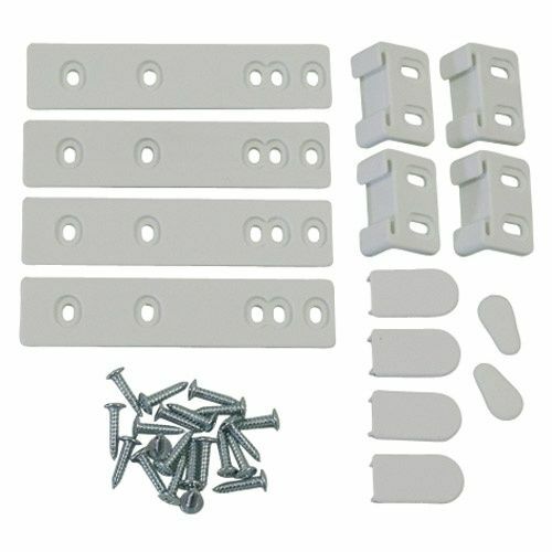 Kit de 4 glissières réfrigérateur intégrable 2367131725 universel