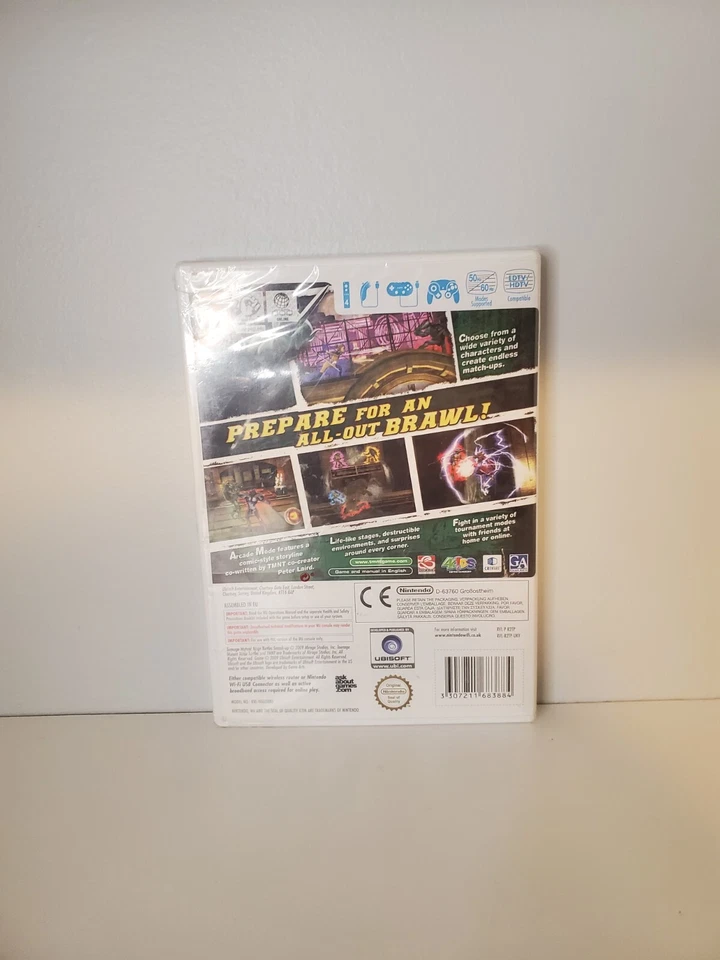 Teenage Mutant Ninja Turtles Smash-Up Nintendo Wii Complete CIB - Never Opened - Image 4 of 4