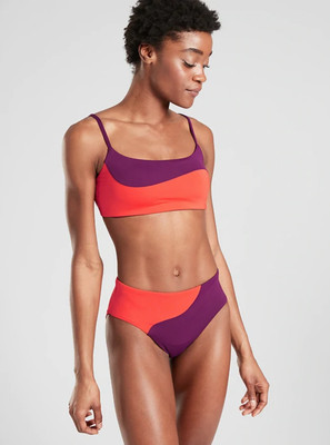 athleta colorblock swimsuit