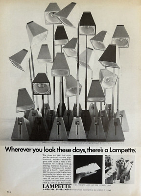 1965 Lampette Amprobe Instrument Soss Manu Co Lynbrook NY Vintage Print Ad